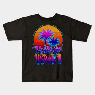 Vintage Classic 1941 Kids T-Shirt